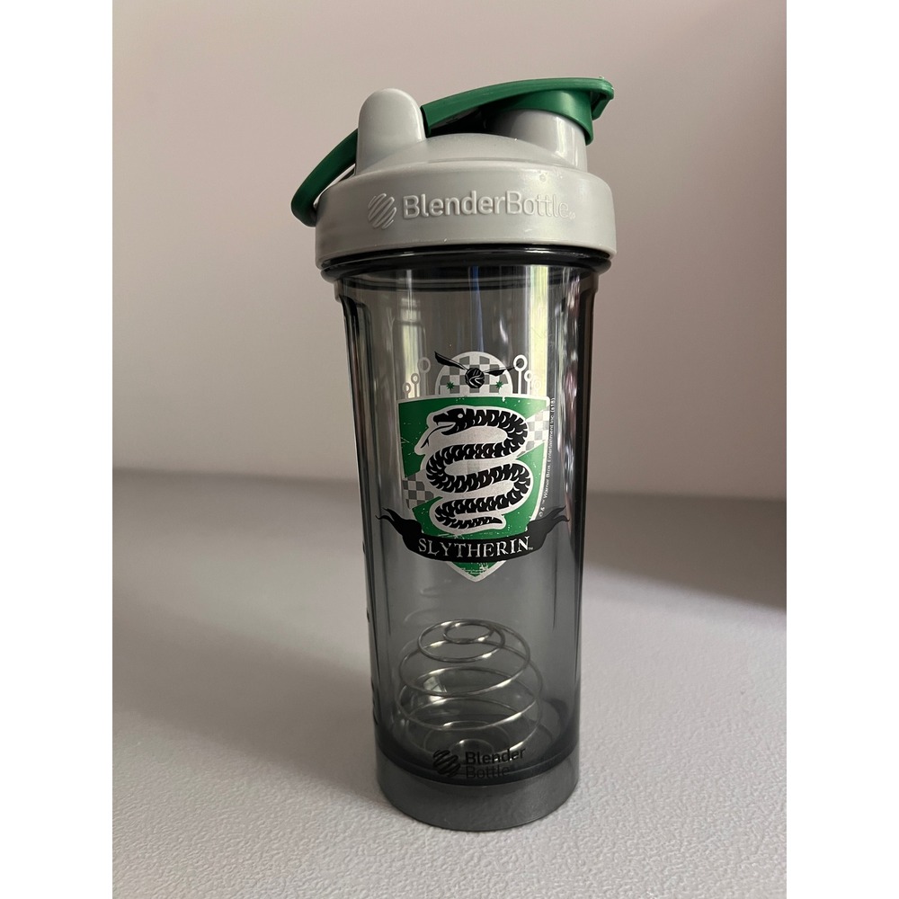 BlenderBottle Harry Potter Slytherin Pro28 Shaker Bottle 28oz Grey Green